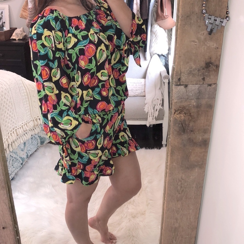 Voom By Joy Han Fruit Print Size Medium Romper View 2